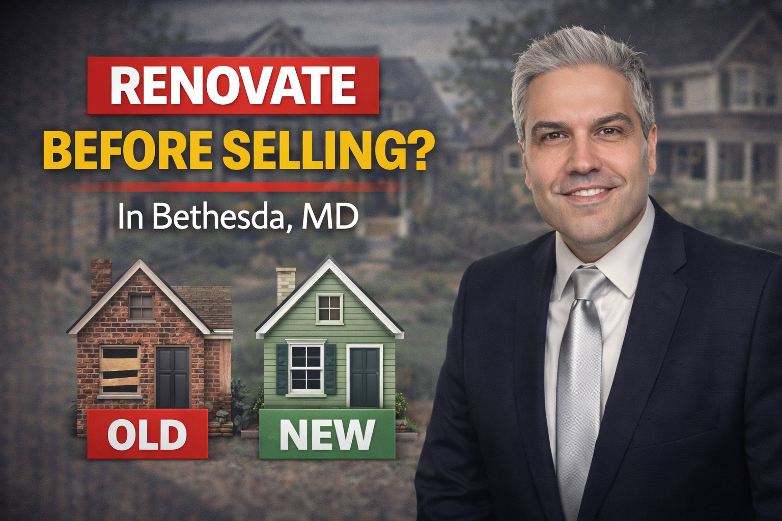 Should You Renovate Before Selling Your Home in Bethesda, MD?