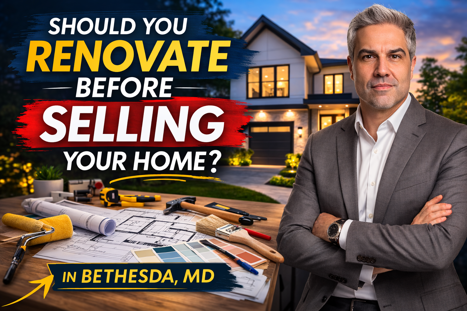 Should you renovate before selling in Bethesda?
