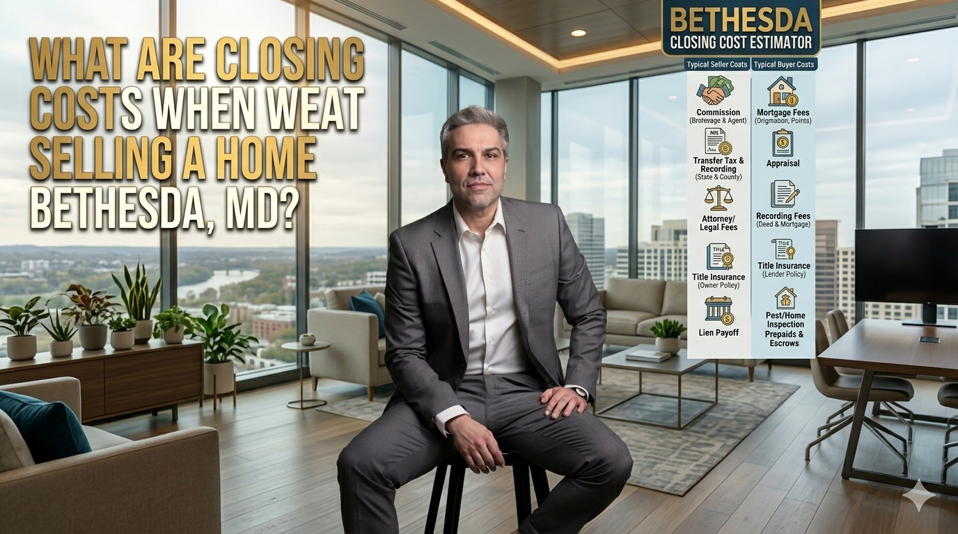 What Are Closing Costs When Selling a Home in Bethesda, MD?