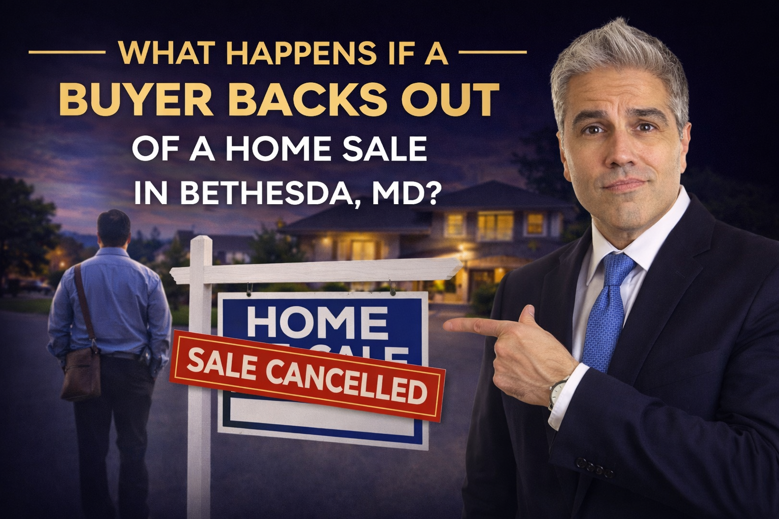 What Happens If a Buyer Backs Out of a Home Sale in Bethesda, MD?