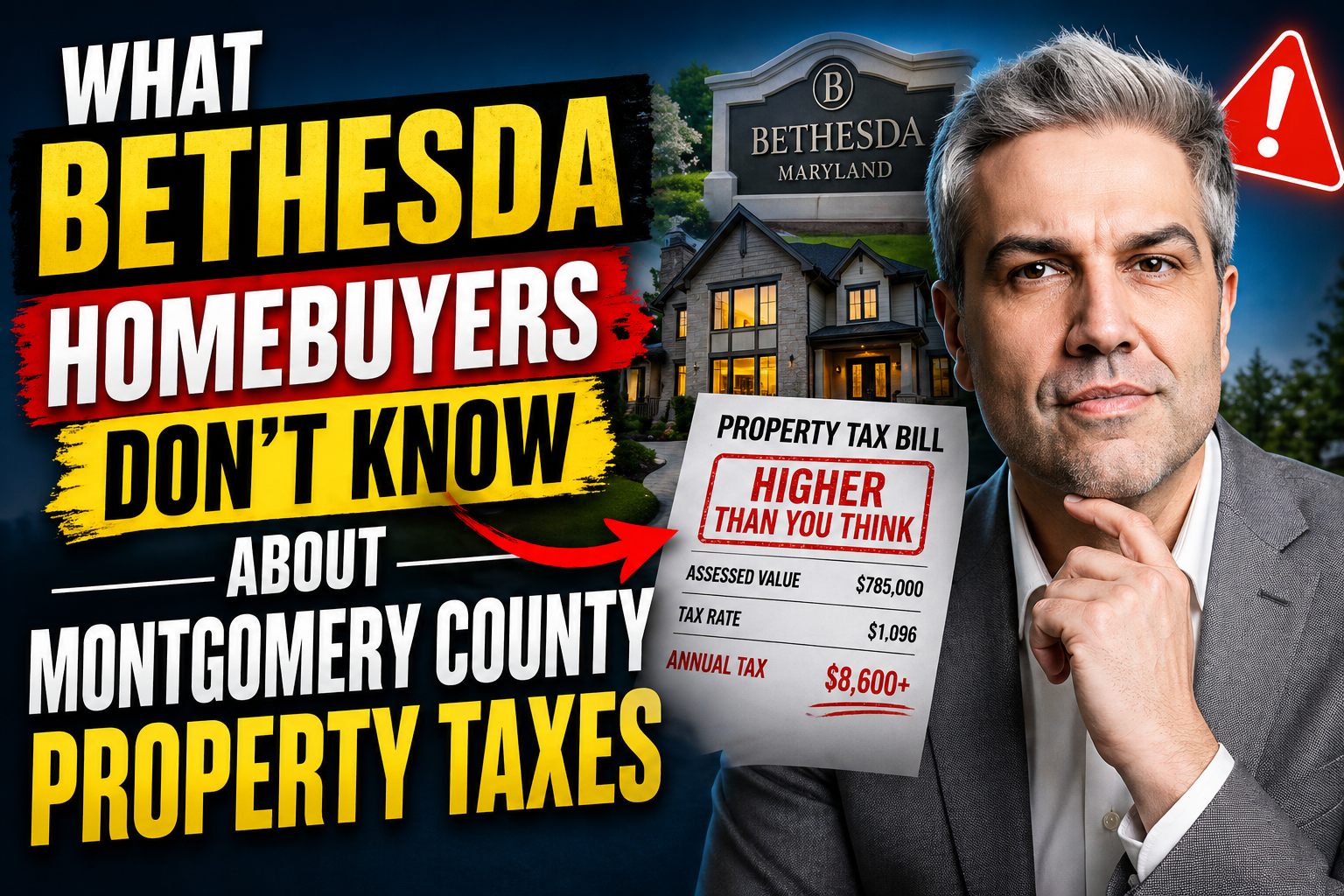 Bethesda property taxes- what buyers miss