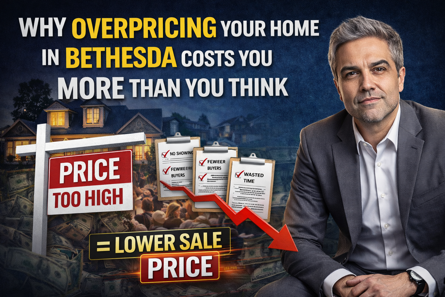 Overpricing a home in Bethesda