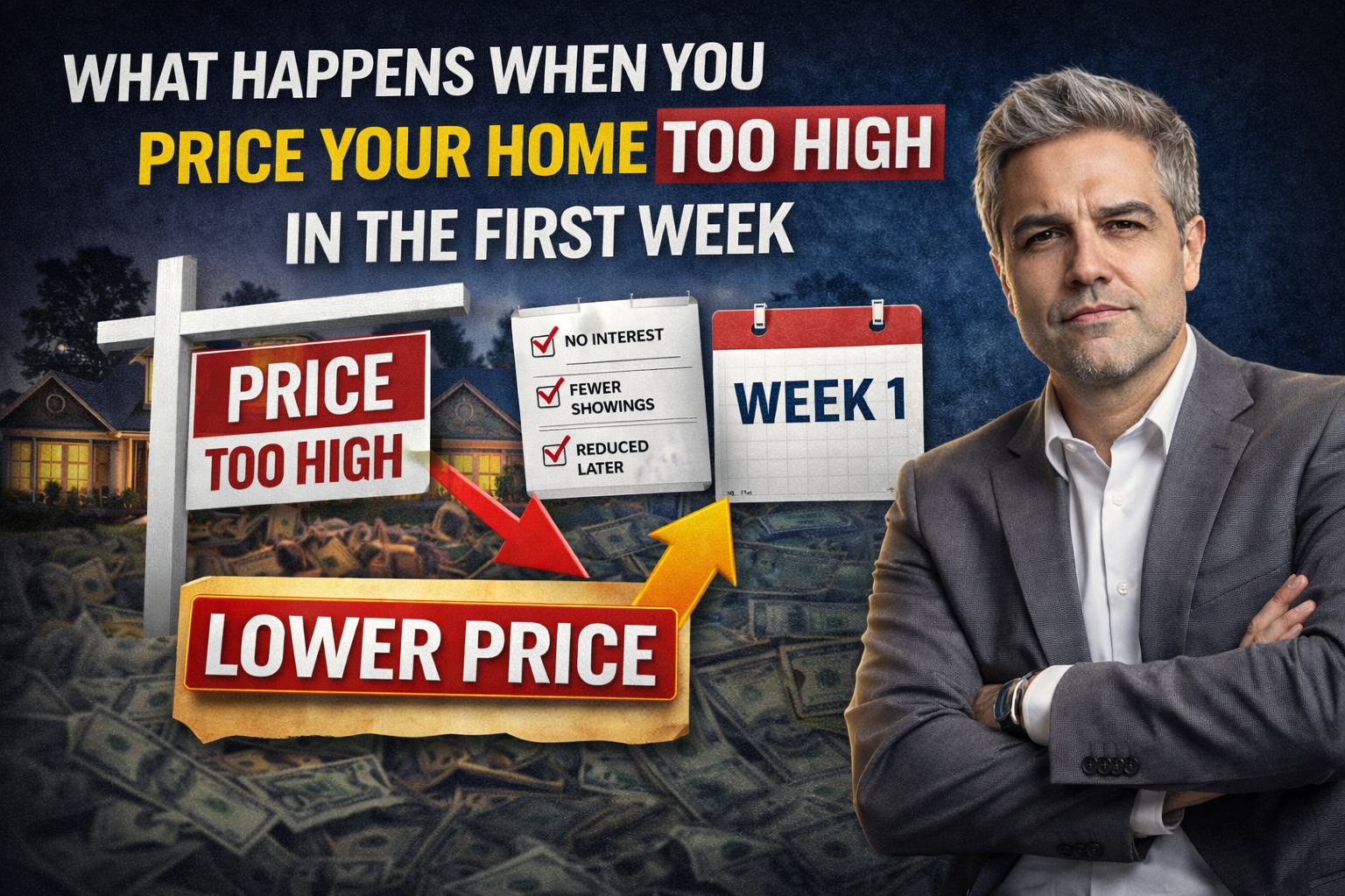 Pricing your home too high consequences