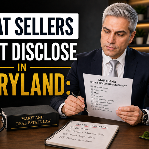 What Sellers Must Disclose in Maryland: Bethesda & Montgomery County Guide