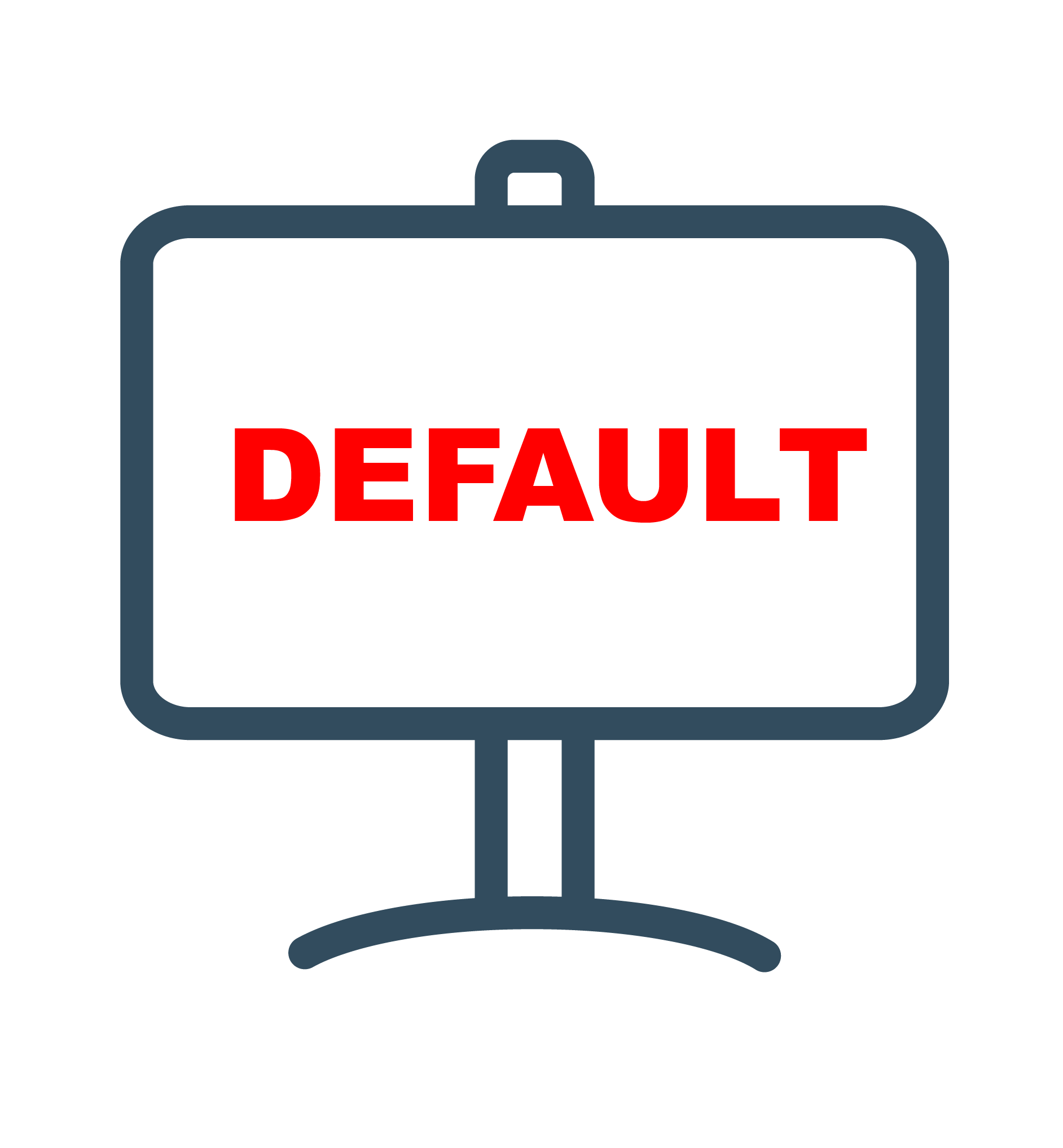 Mortgage Delinquency Loan Default icon