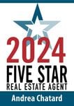 2024 Five Star Real Estate Agent Award Winner