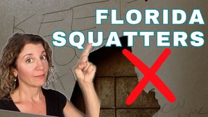 New Law in Florida Says NO MORE SQUATTERS