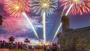 Fireworks over the Matanzas