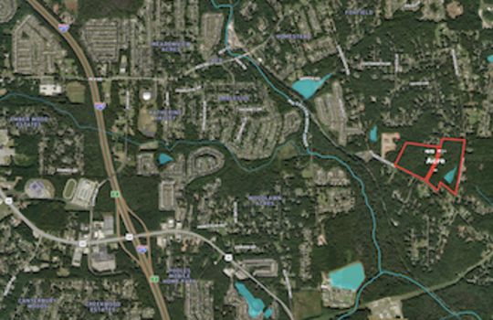 46 ac Pine Dr Aerial Map zoom out