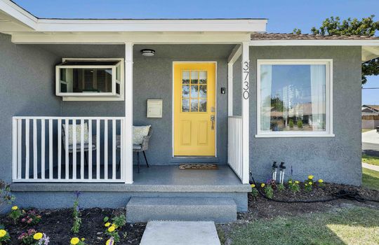 Bodger Park Yellow Front Door