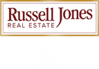 Russell Jones Real Estate Logo with Equal Opportunity Housing Logo