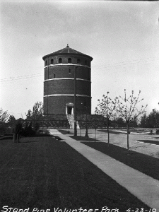 1910 photo of the Water Tower