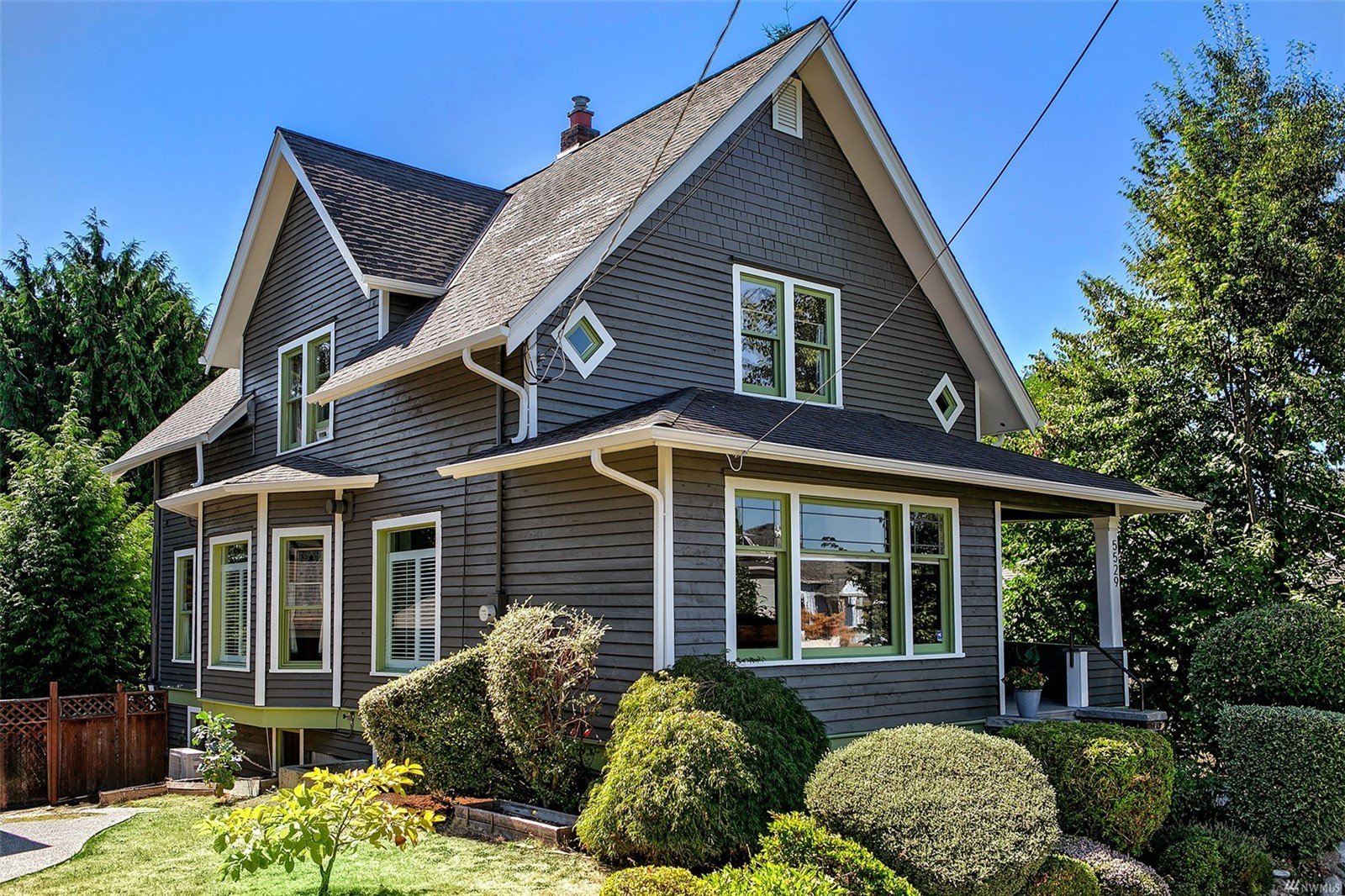 This American Craftsman home is two stories plus a basement