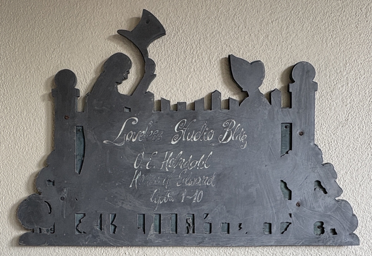 House of Edward sign in the Loveless Building