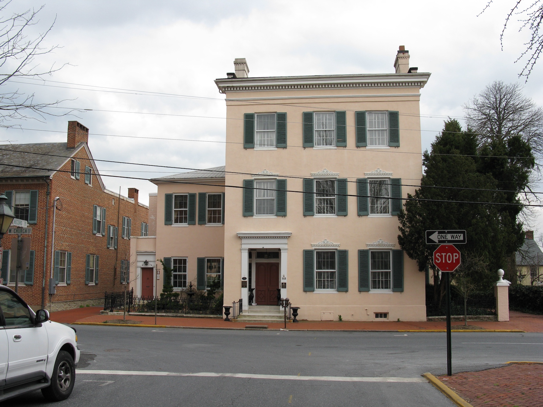 The Tyler Spite House at 112 W Church St, Frederick, MD 21701