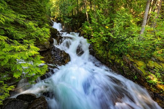 Deception-Falls-Cascade-Mountains-by-Dave-Hoefler