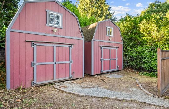 22 Sheds in Backyard of 1742 NE 89th St, Seattle, WA 98115