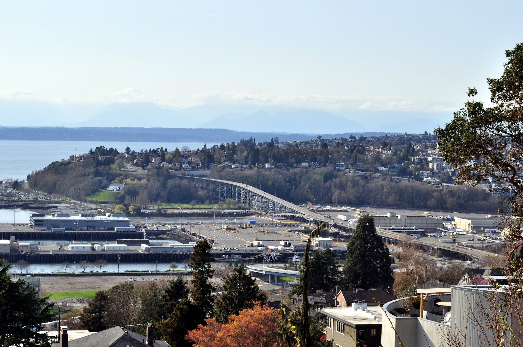 Magnolia and the Magnolia Bridge in Seattle