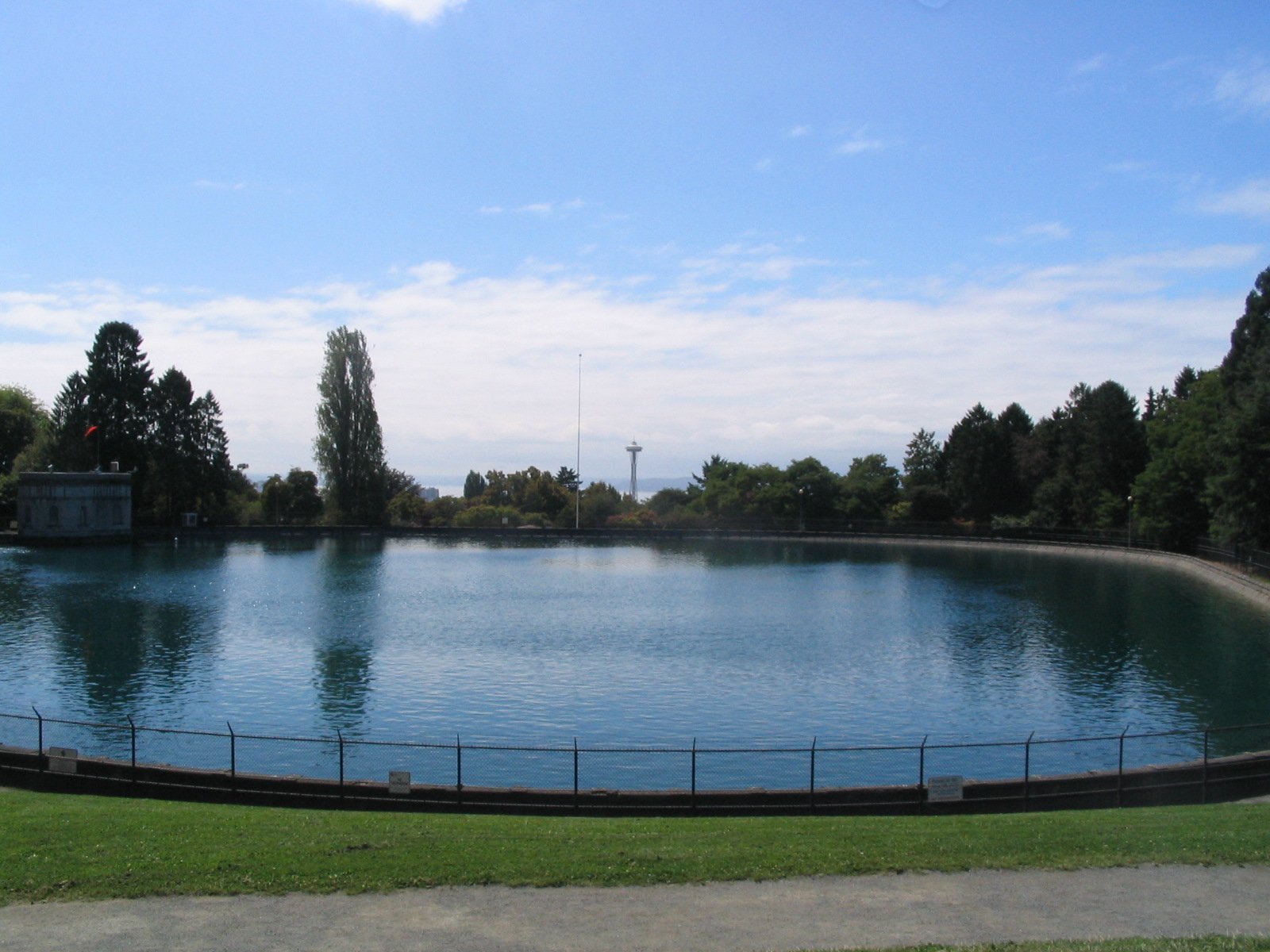 Reservoir at Volunteer Park in Seattle. Photo by Phantomkid