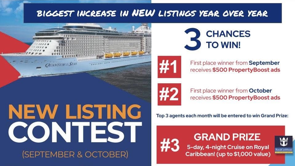 New Listing Contest September & October 