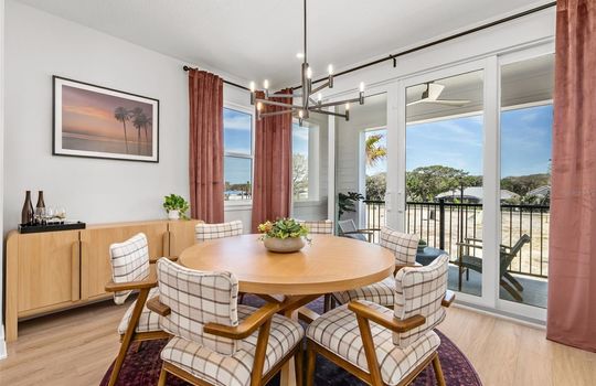 10 Model Dining Room & Balcony Q