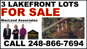 LAKEFRONT LOTS FOR SALE