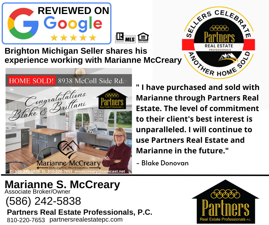 Seller testimonial of Marianne and Partners Real Estate