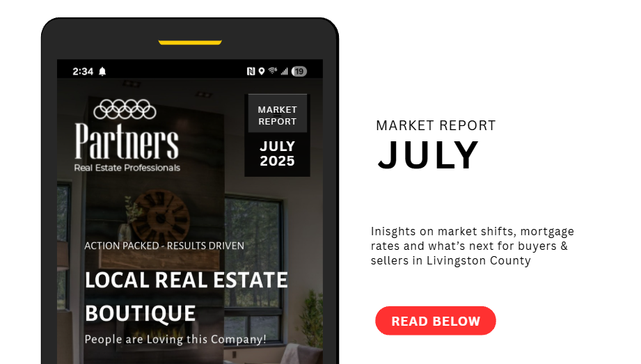 July 2025 real estate report for livingston county