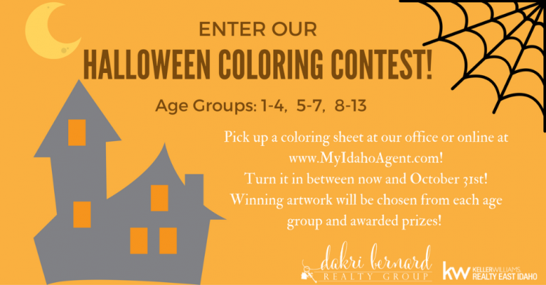 ENTER OUR HALLOWEEN COLORING CONTEST! - MyIdahoAgent.com