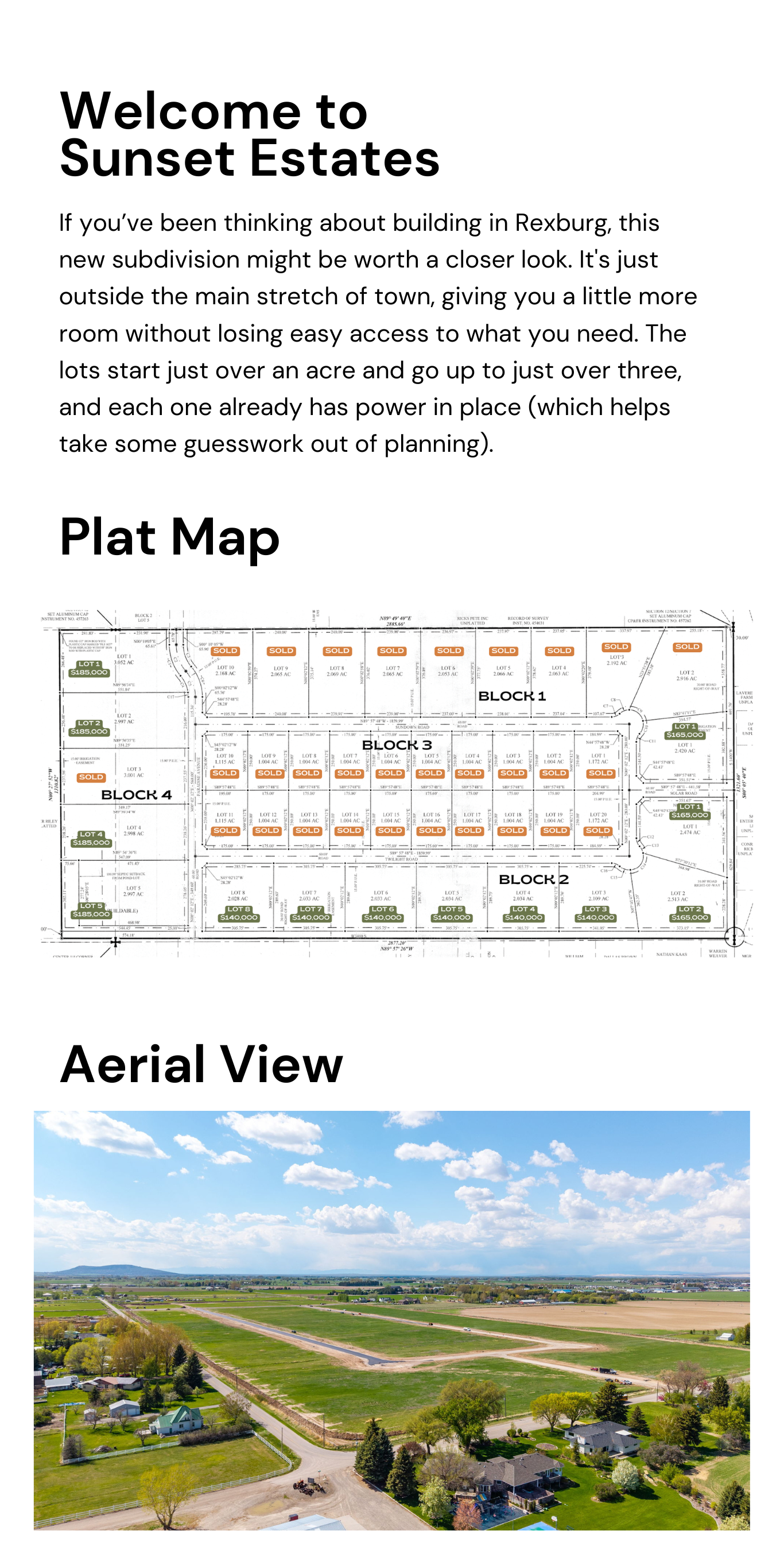 Plat Map