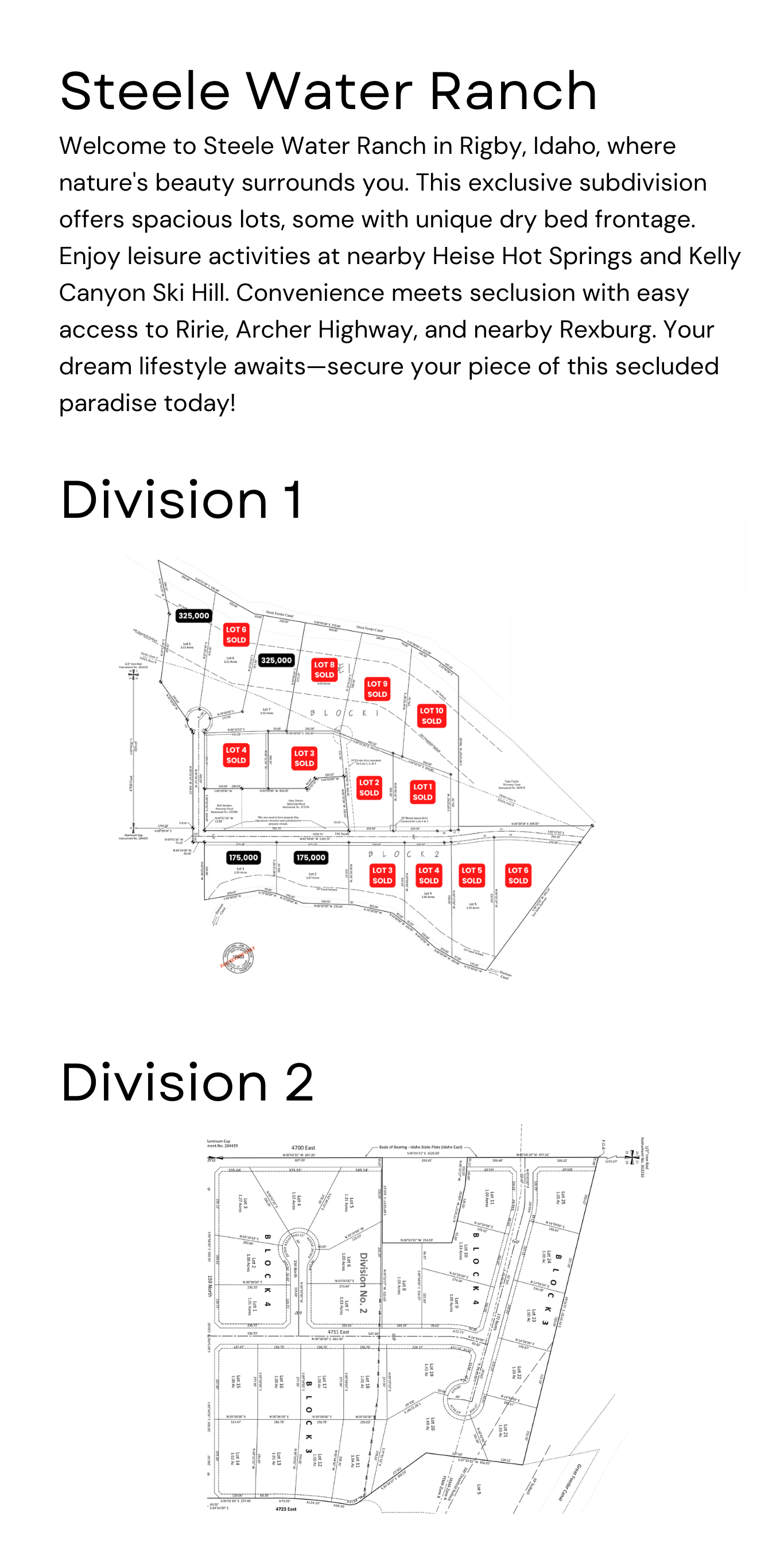 Plat Map