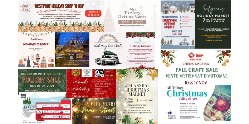 Kingston & Area Holiday Markets 2024