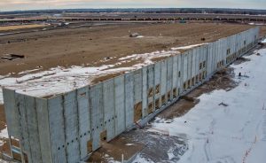 Amazon Fulfillment Center Fargo construction site 2021