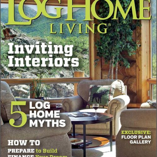 Log Home Living  Article - 2600 Heavenly View