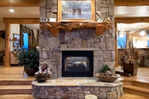 Fireplace at 30355 Marshall Ridge, Steamboat Springs, CO