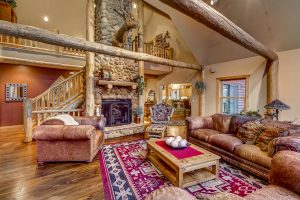 Living room in 30450 Triple B Lane, Steamboat Springs, Colorado