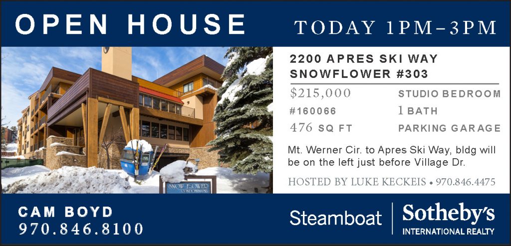 Open House  2200 APRES SKI WAY SNOWFLOWER