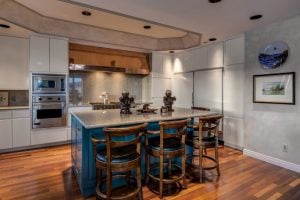 Image of the kitchen at the Penthouse at the Atriums