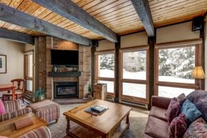 Living room of 2700 Village Drive, B206, Steamboat Springs, CO