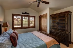 Bedroom at 1495 Eagle Glen Drive, Unit D1 Steamboat Springs, CO