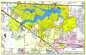 Lake St. Louis community association boundary map
