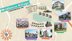 Wildhorse Village Map Chesterfield, MO