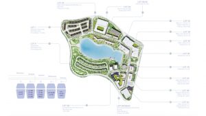 Site plan for Wildhorse Village development