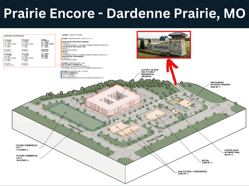 Prairie Encore Development in Dardenne Prairie, MO