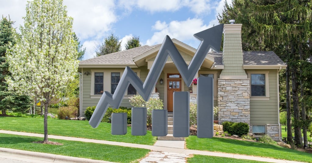 Upward graph over Kirkland neighborhood, illustrating rising home values and strong market demand in 2025.