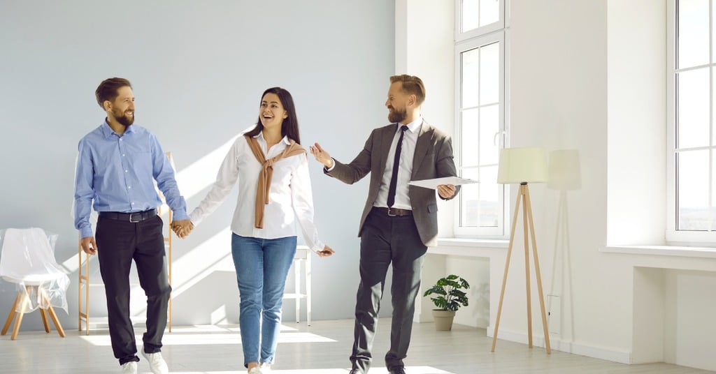 Couple exploring homes in the real estate market in Bothell Washington