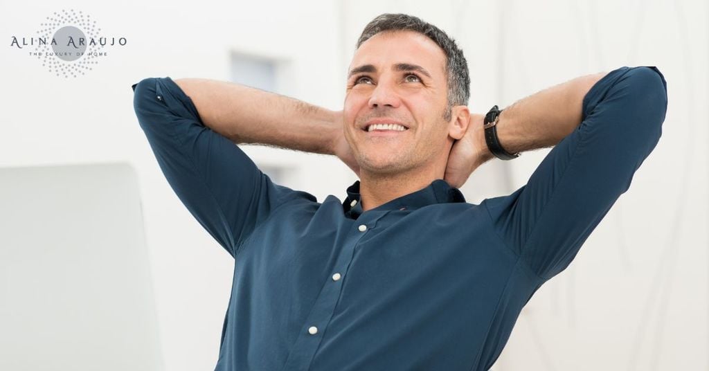 relaxed person