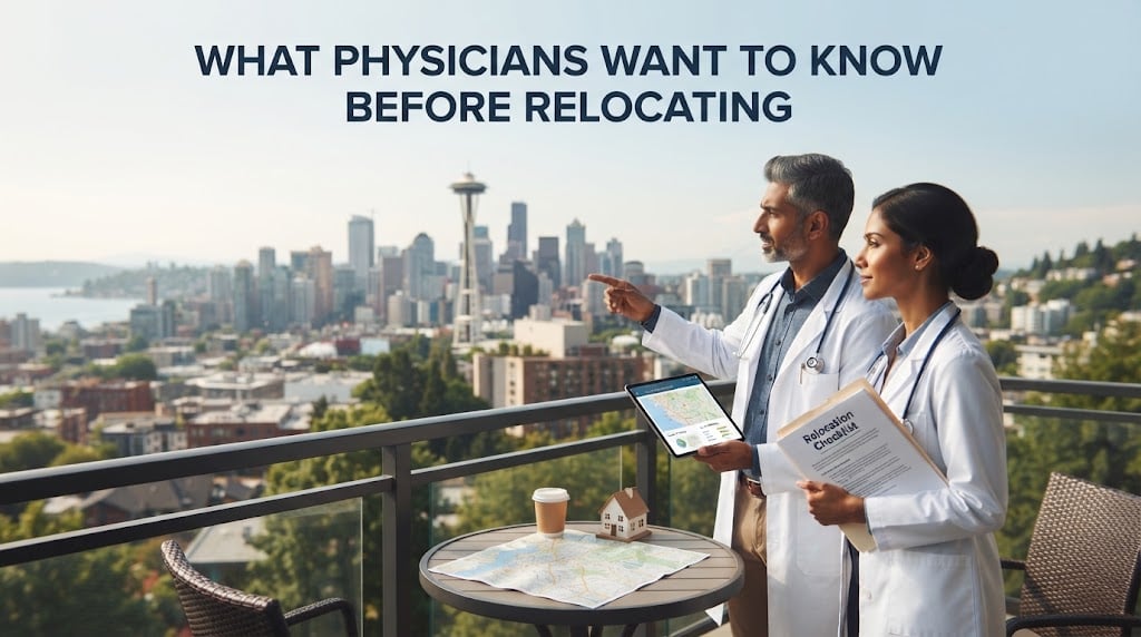 What physicians actually want to know about a city before they relocate