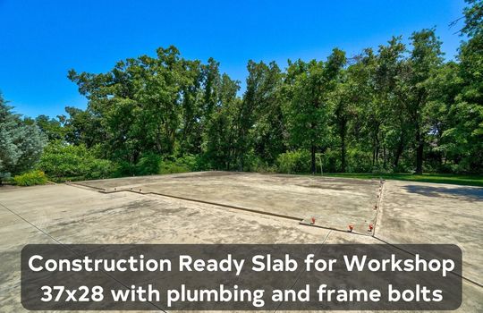 0 &#8211; Construction Ready Slab for Workshop 37&#215;28 with plumbing and frame bolts (1)