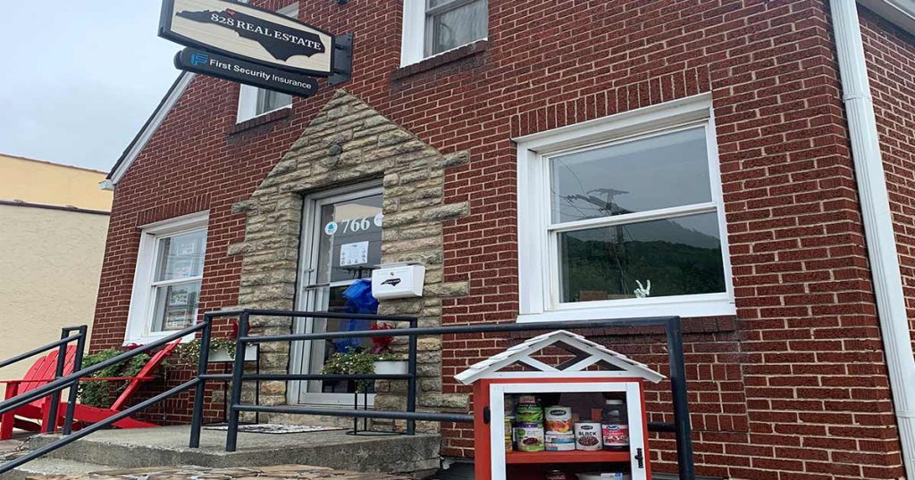 Downtown Boone's Free Little Pantry